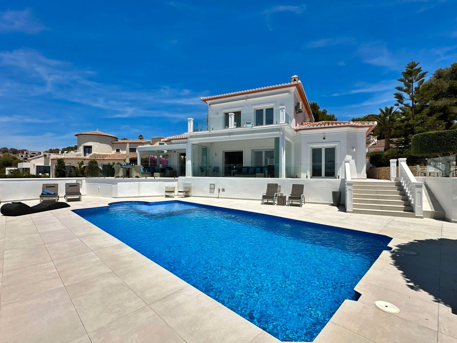 Piscina de Casa o xalet en venda en Moraira amb Aire condicionat, Calefacció i Terrassa