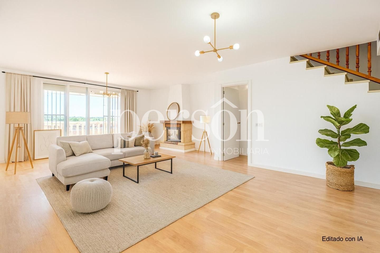 Living room of Single-family semi-detached for sale in Torrent  with Air Conditioner, Heating and Private garden