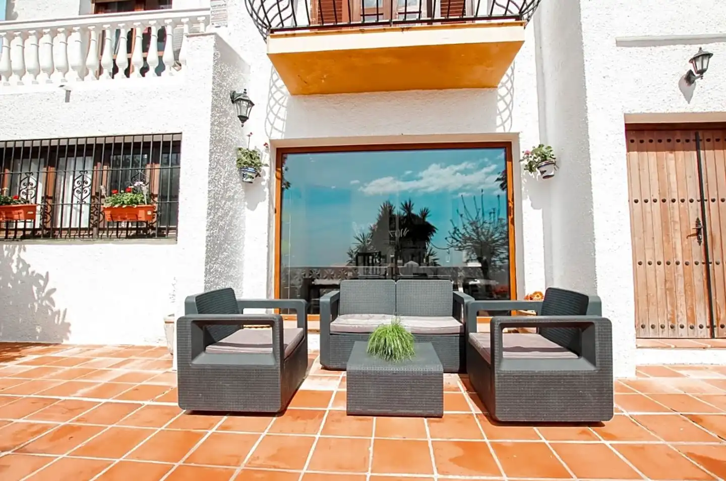 Terraza de Casa o chalet en venta en Benalmádena con Aire acondicionado, Jardín privado y Terraza