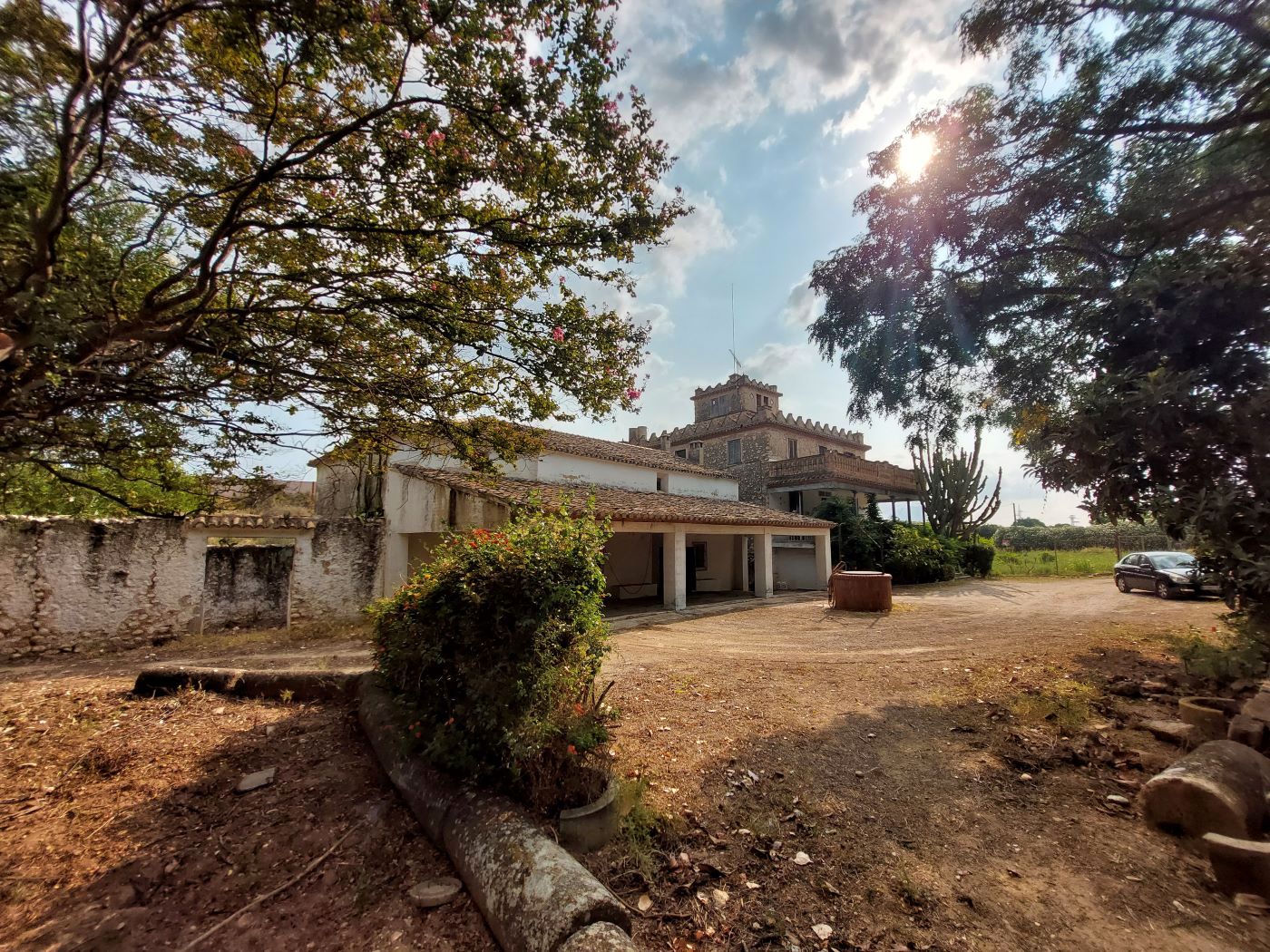 Vista exterior de Finca rústica en venda en Ondara amb Jardí privat, Terrassa i Piscina