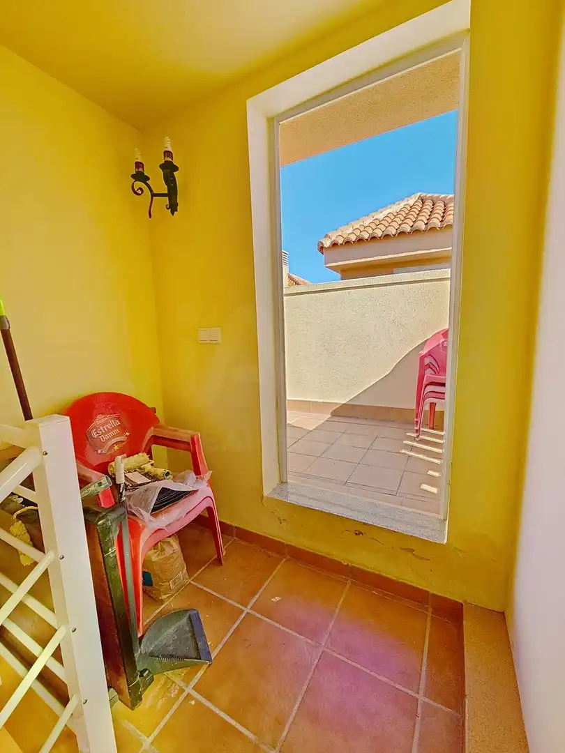 Balcony of Flat for sale in Miramar  with Air Conditioner, Heating and Terrace