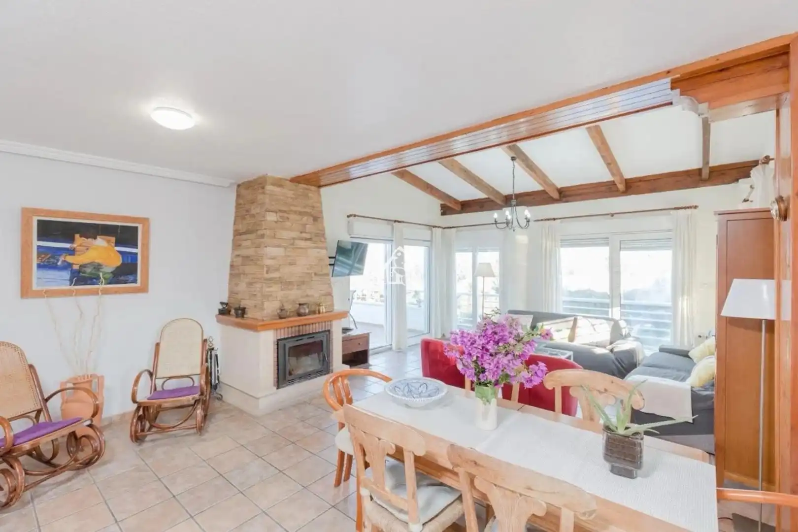 Sala de estar de Casa o chalet de alquiler en Torrevieja con Piscina y Amueblado