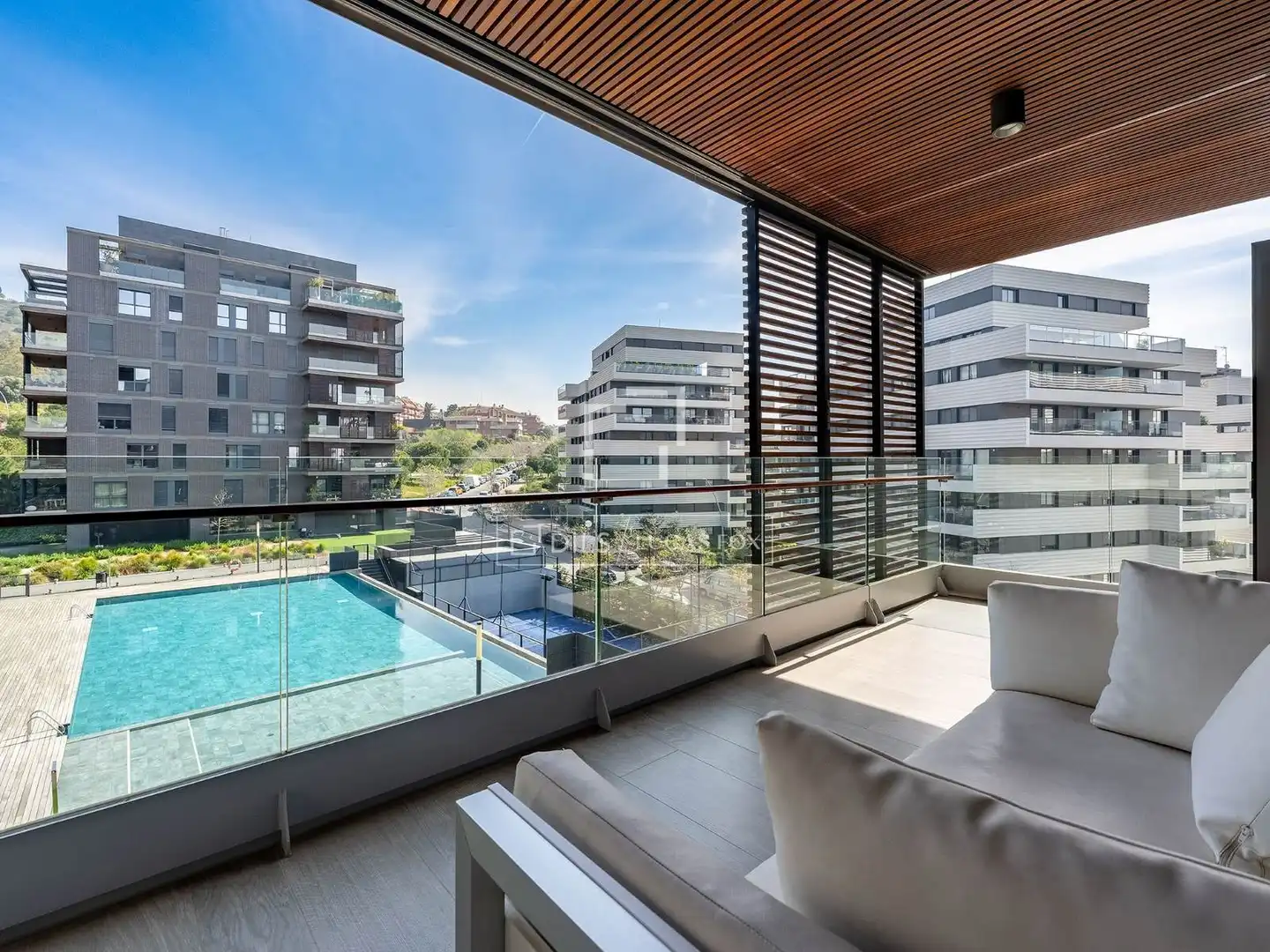 Terrace of Flat for sale in Esplugues de Llobregat  with Air Conditioner, Heating and Private garden