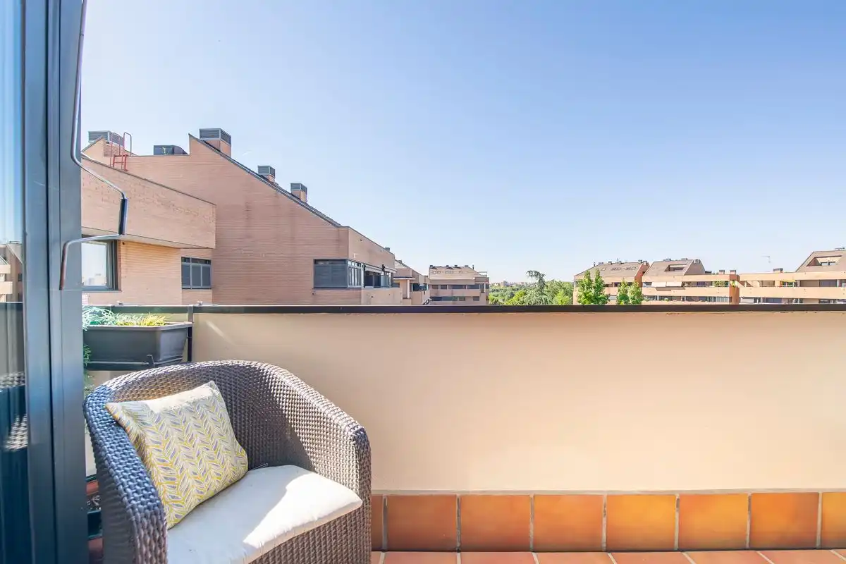 Terrassa de Àtic en venda en Pozuelo de Alarcón amb Aire condicionat, Calefacció i Jardí privat