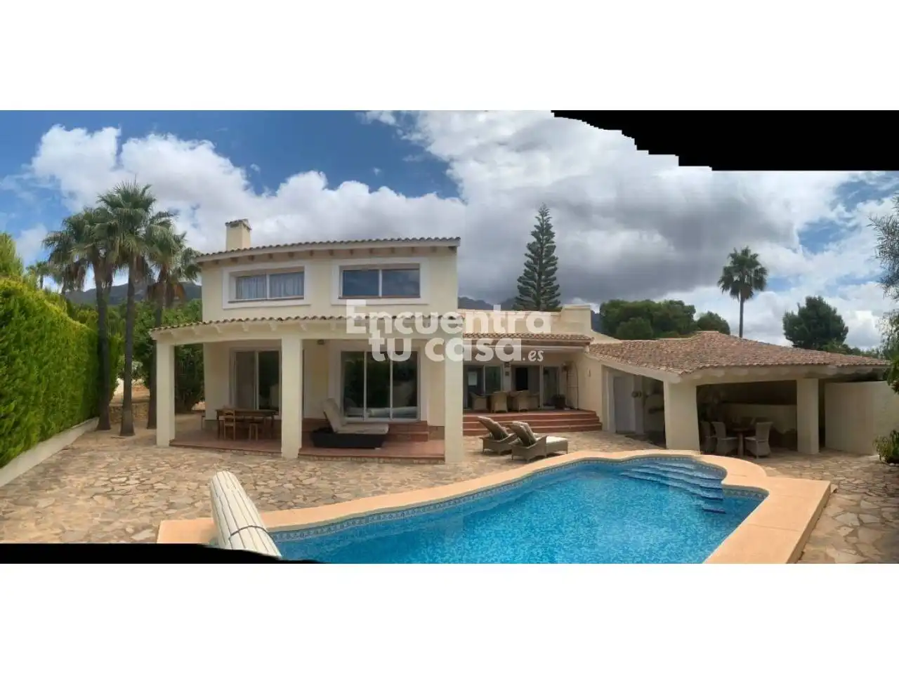 Vista exterior de Casa adosada de alquiler en Altea con Aire acondicionado, Calefacción y Jardín privado