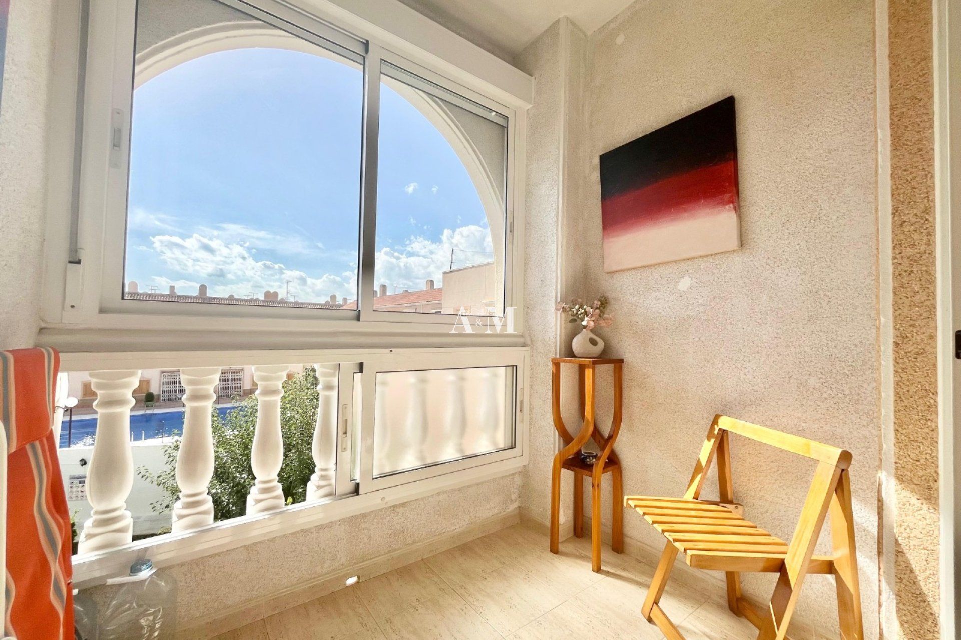 Bedroom of Flat to rent in Torrevieja  with Air Conditioner, Terrace and Swimming Pool