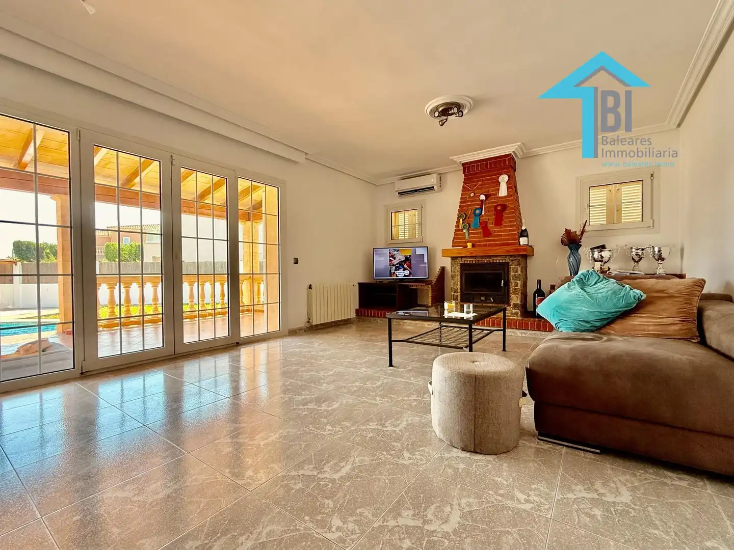 Living room of Houses for rent in Felanitx  with Air Conditioner, Heating and Private garden