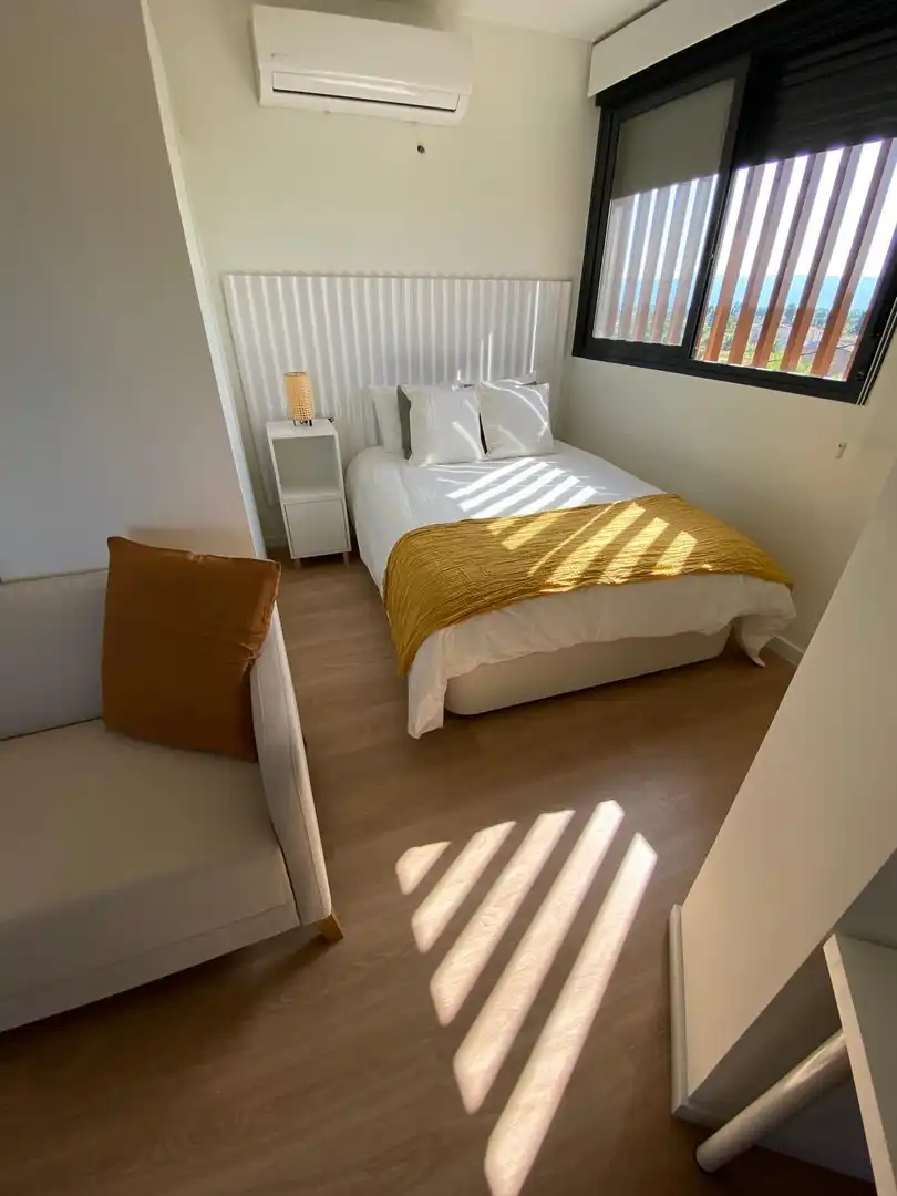 Schlafzimmer von Wohnung zur Miete in Murcia mit Klimaanlage, Heizung und Terrasse