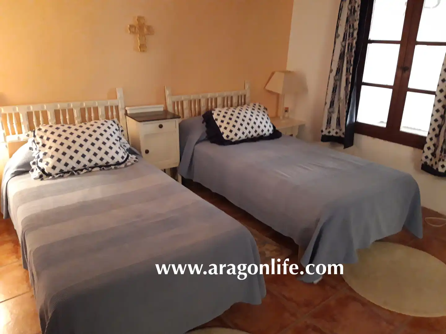 Bedroom of Houses for sale in Maella  with Furnished, Oven and Washing machine