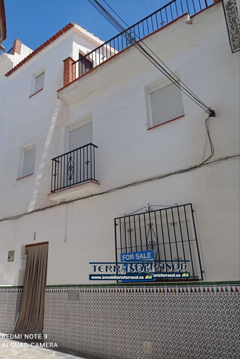 Exterior view of House or chalet for sale in Árchez  with Terrace, Storage room and Balcony