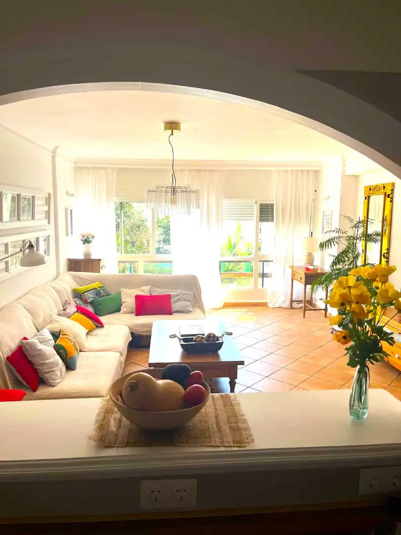 Living room of Apartments for sale in Marbella  with Washing machine and Community pool