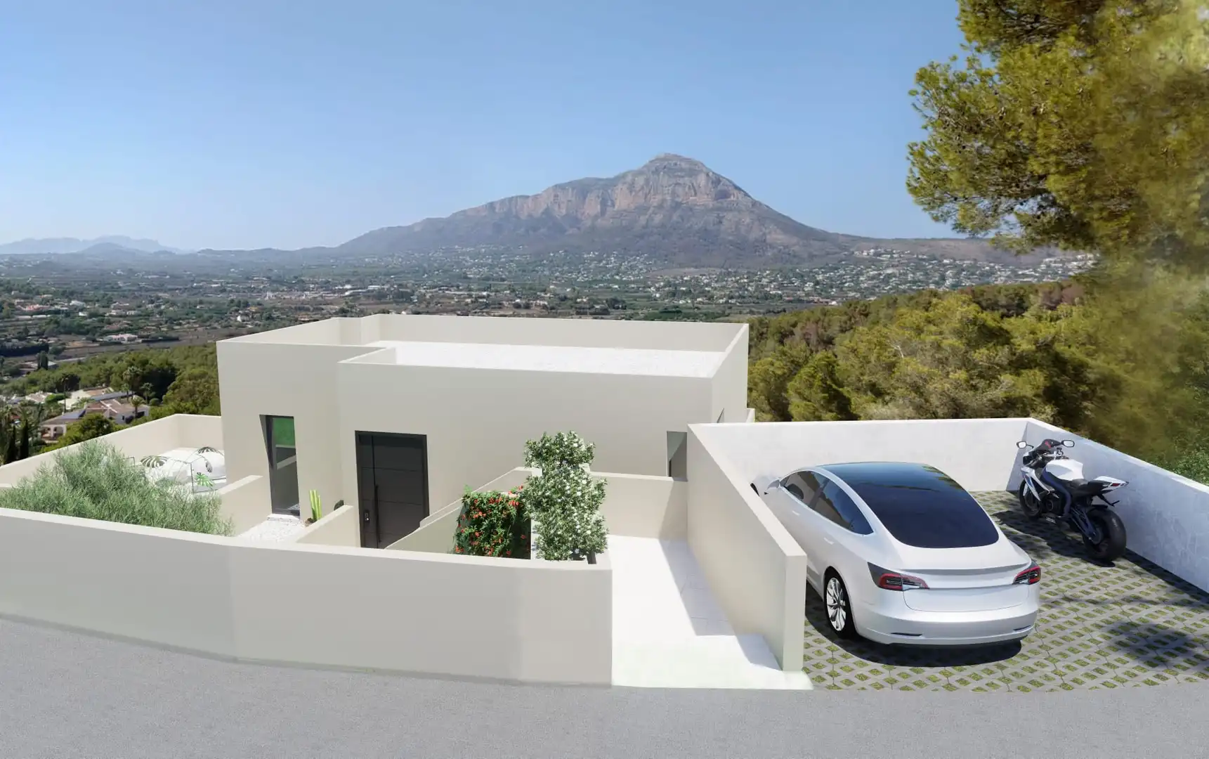 Vista exterior de Casa o xalet en venda en Jávea / Xàbia amb Aire condicionat, Calefacció i Jardí privat