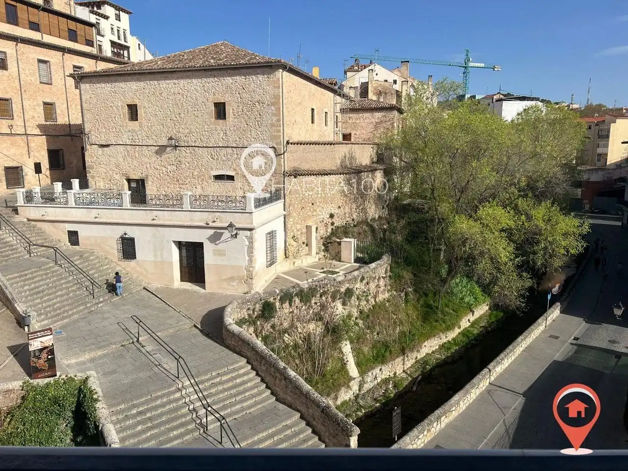 Vista exterior de Pis en venda en Cuenca amb Calefacció