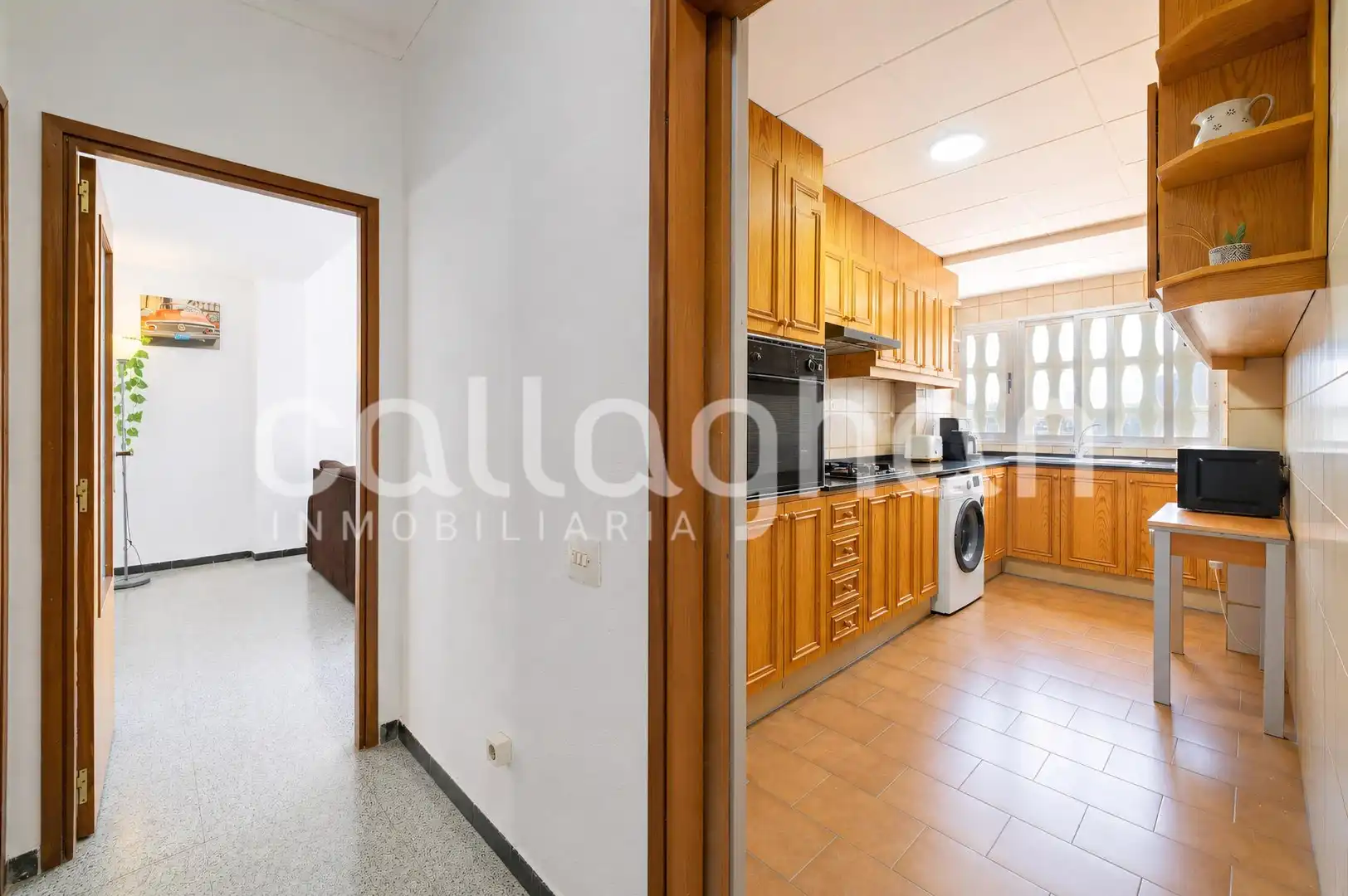 Küche von Wohnung zum Verkauf in Valencia mit Möbliert und Balkon