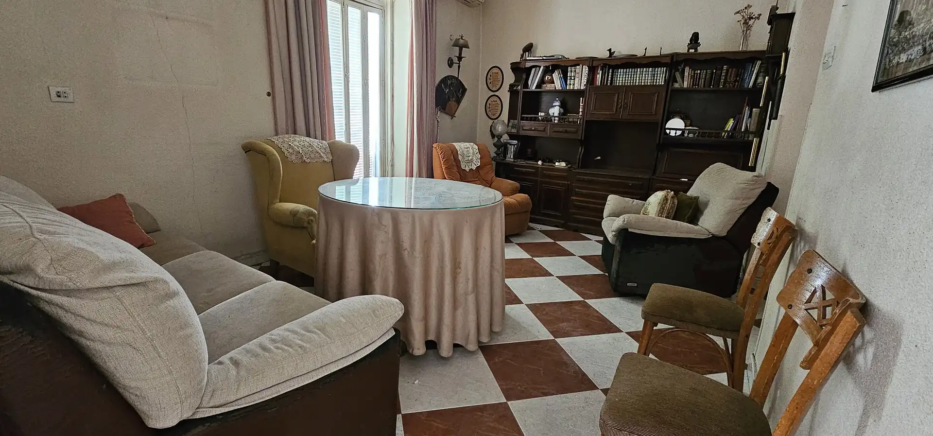 Sala de estar de Casa adosada en venta en Totana con Jardín privado, Terraza y Trastero