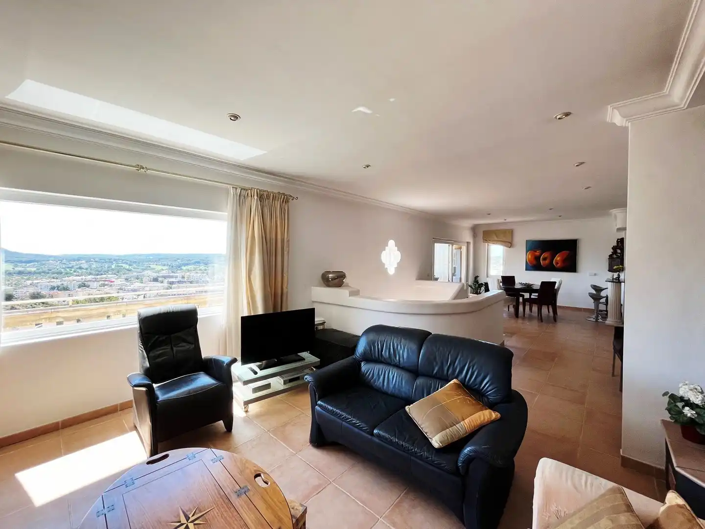Sala d'estar de Casa o xalet en venda en Calvià amb Aire condicionat, Calefacció i Terrassa