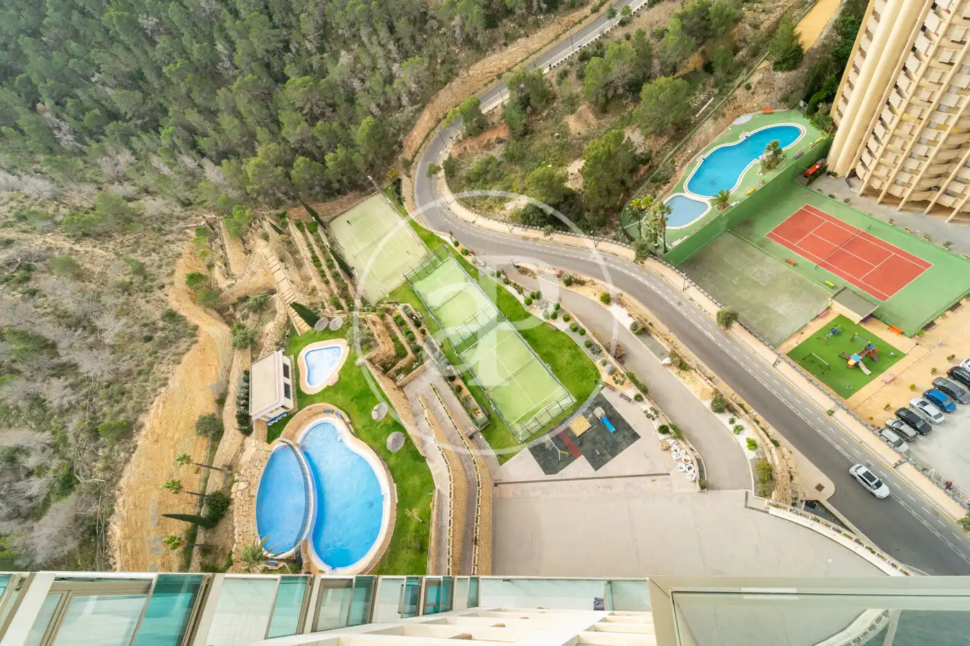 Swimming pool of Flat for sale in Benidorm  with Air Conditioner, Heating and Private garden