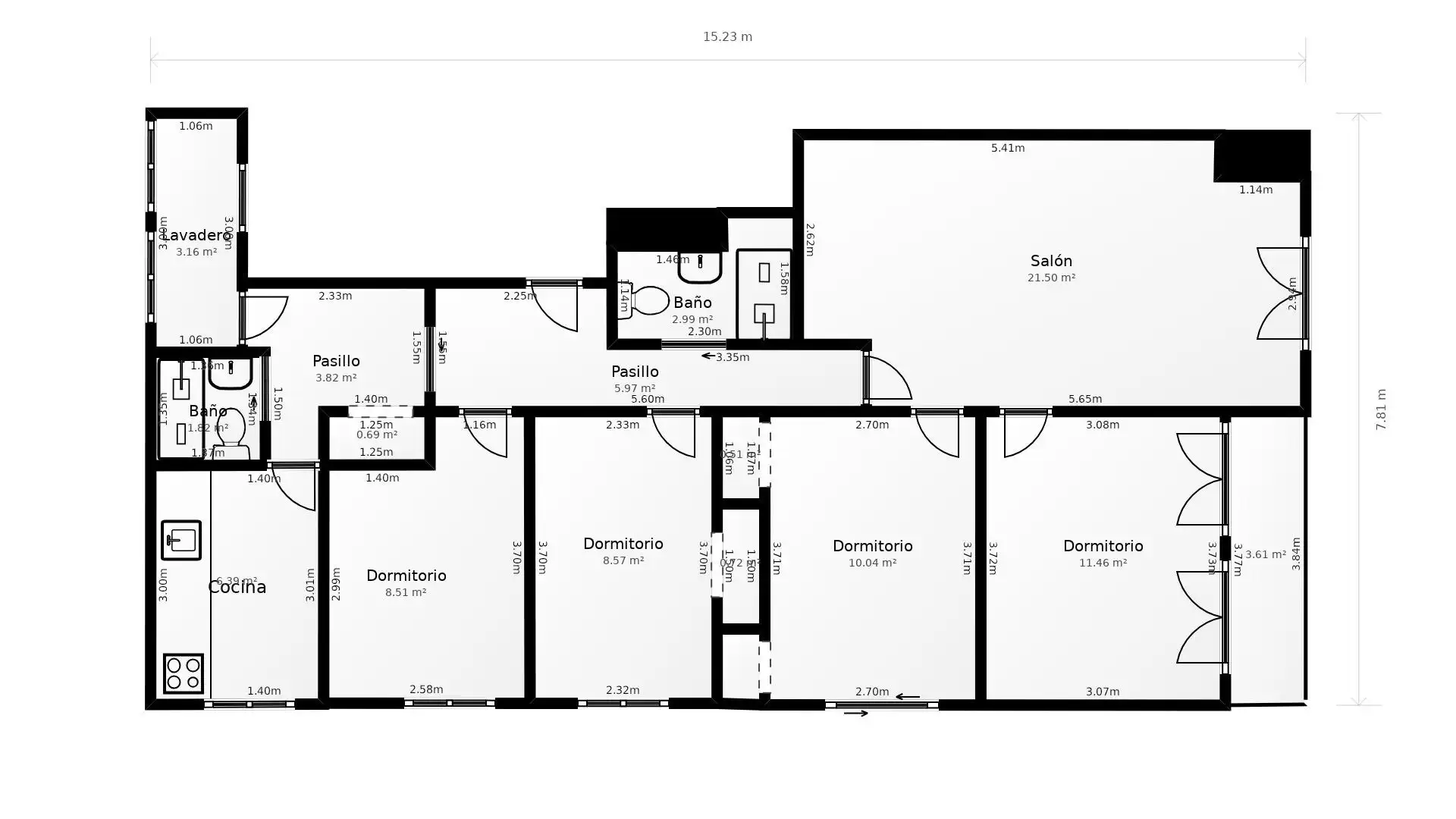 Flat with lift to rent in Cartagena ciudad, imagen 24