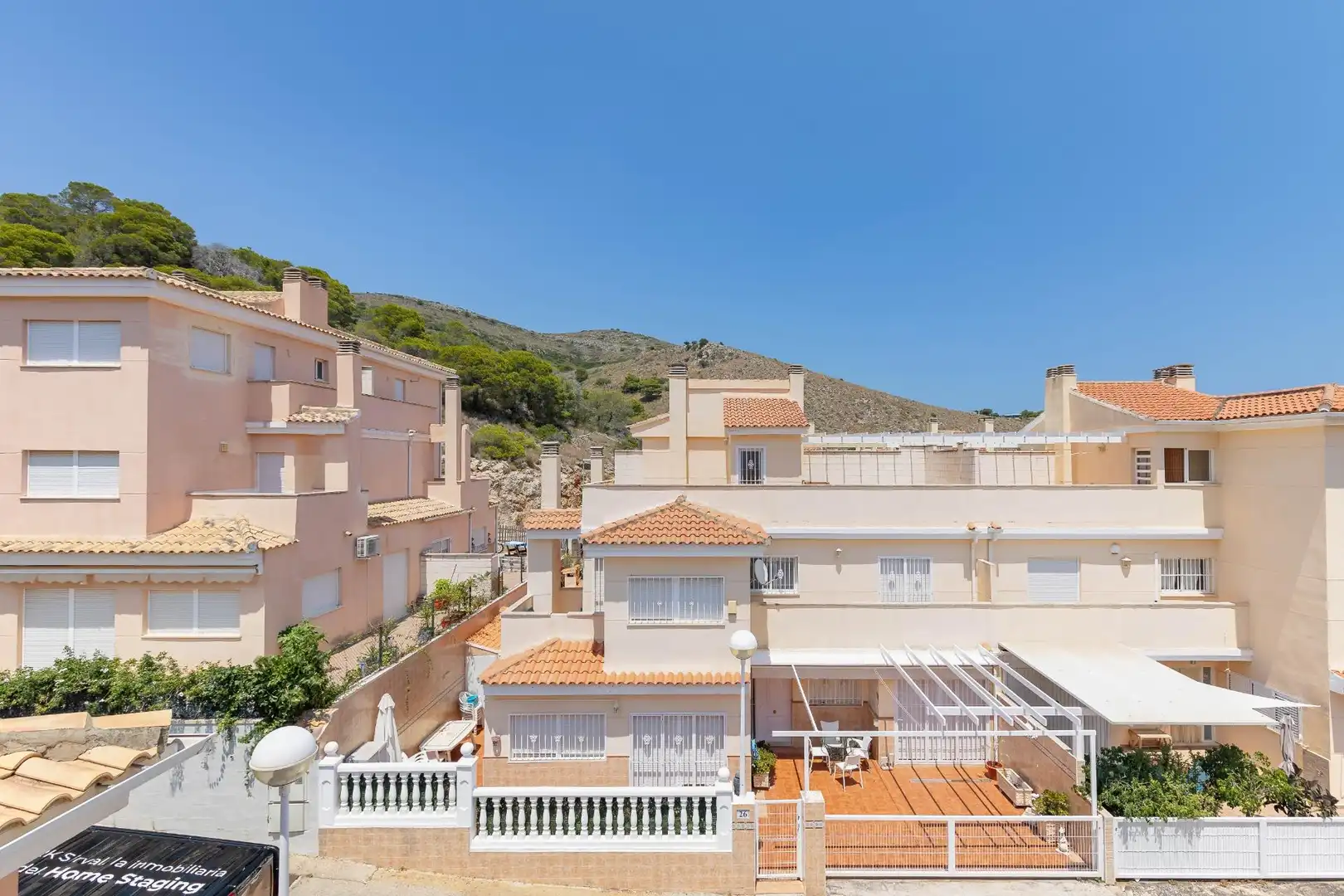 Vista exterior de Casa adosada en venda en Cullera amb Aire condicionat, Calefacció i Terrassa