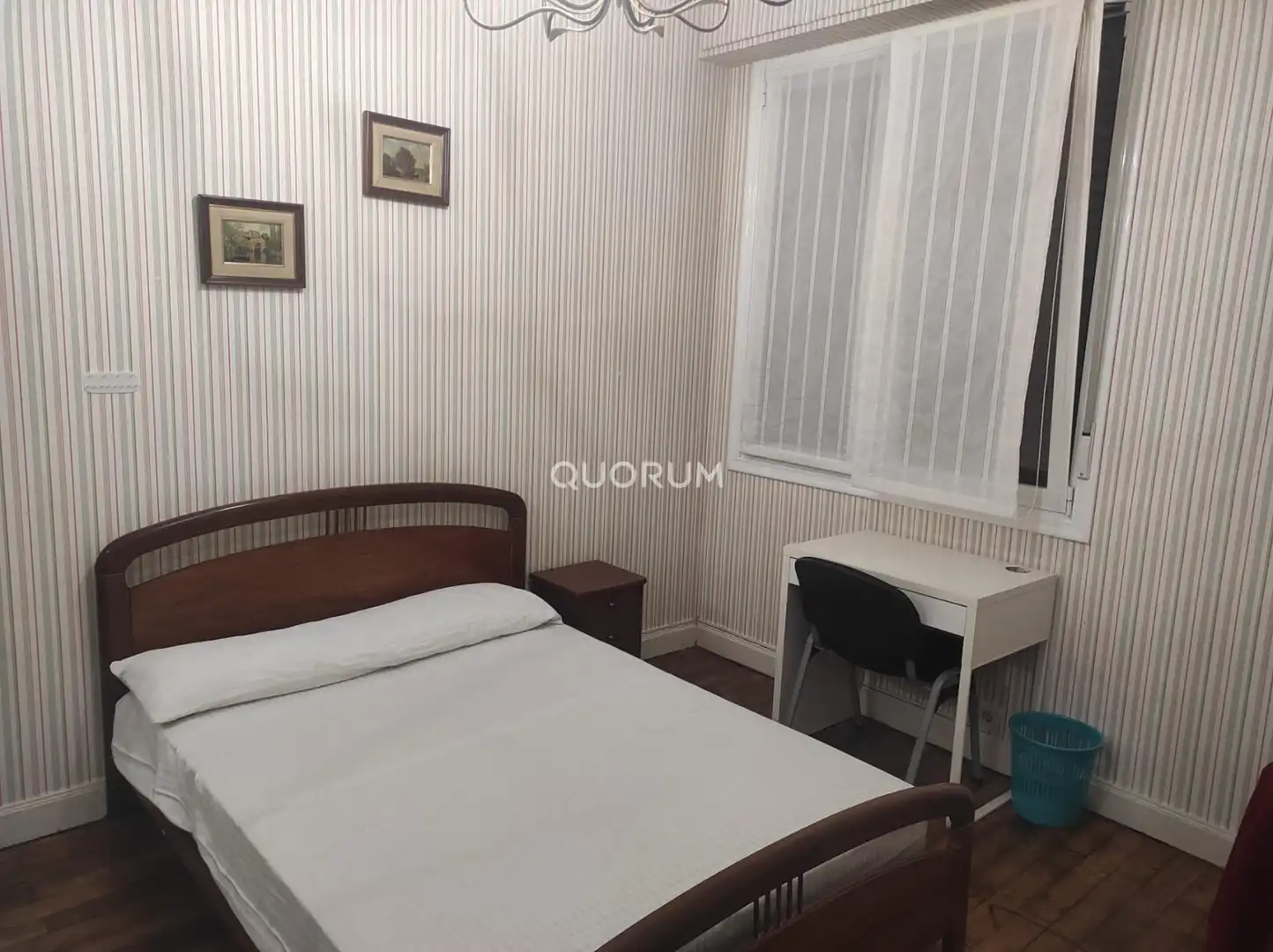 Schlafzimmer von Wohnung zur Miete in Bilbao  mit Heizung und Möbliert
