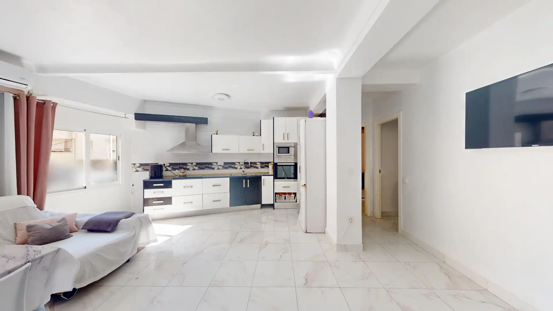 Cocina de Piso en venta en Villajoyosa / La Vila Joiosa con Aire acondicionado y Balcón