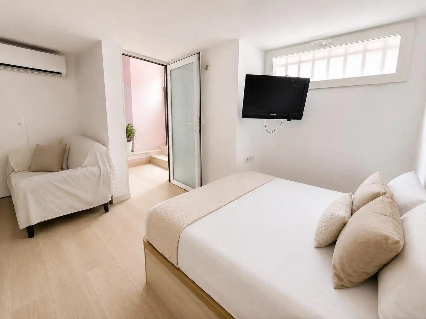 Schlafzimmer von Maisonette zur Miete in Madrid