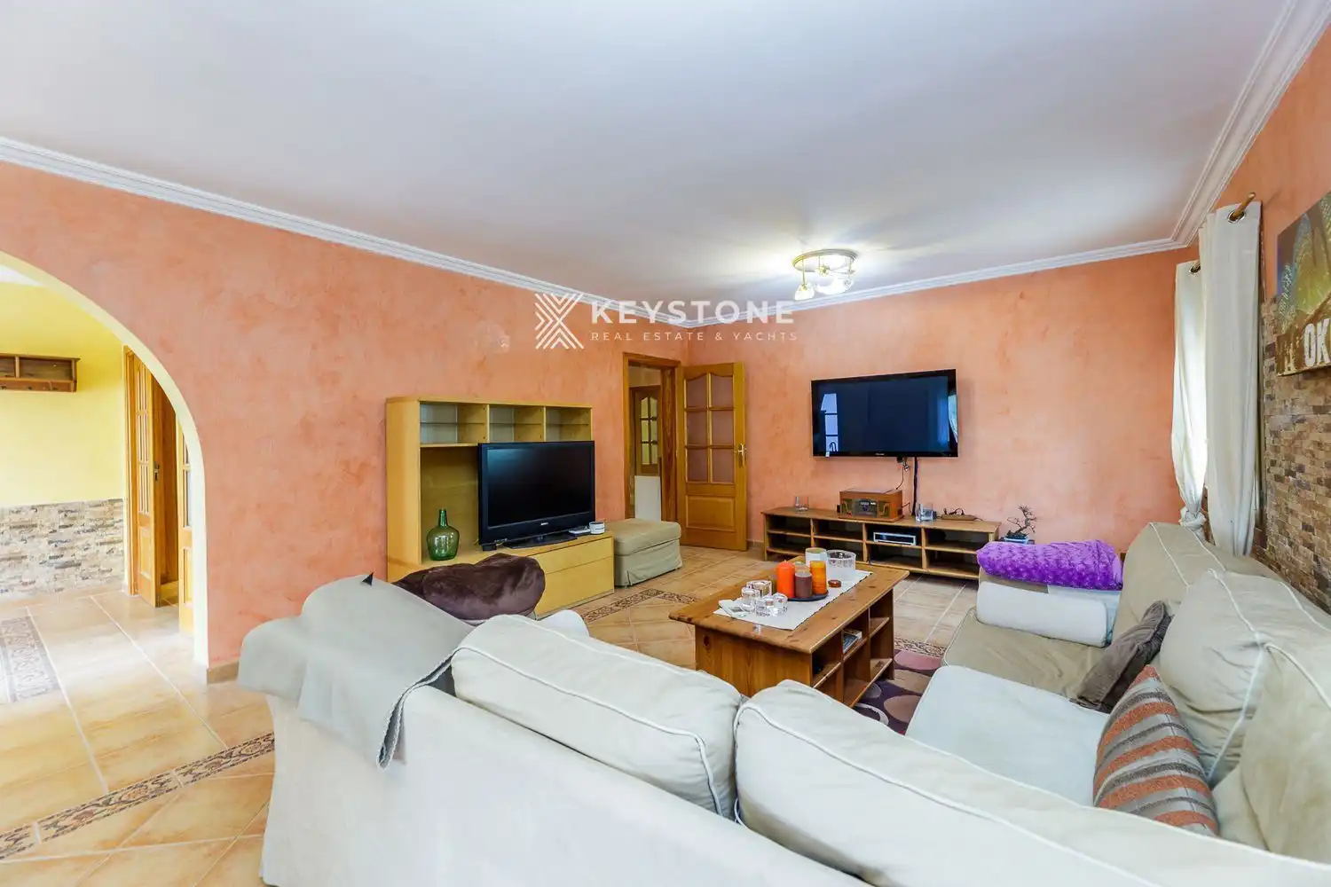 Sala de estar de Casa o chalet en venta en Calvià con Aire acondicionado, Terraza y Trastero