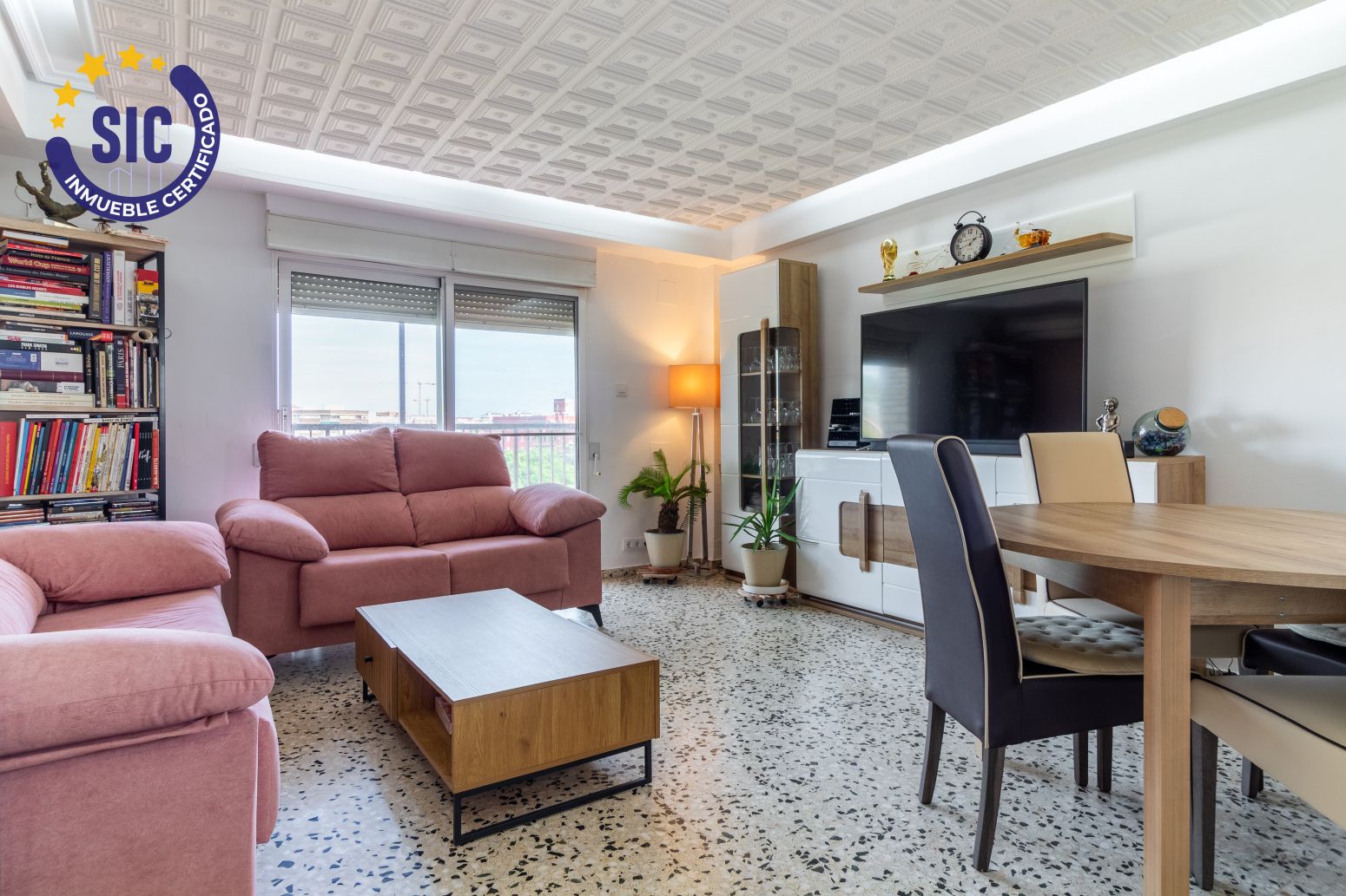 Sala de estar de Piso en venta en Sagunto / Sagunt con Aire acondicionado, Calefacción y Terraza