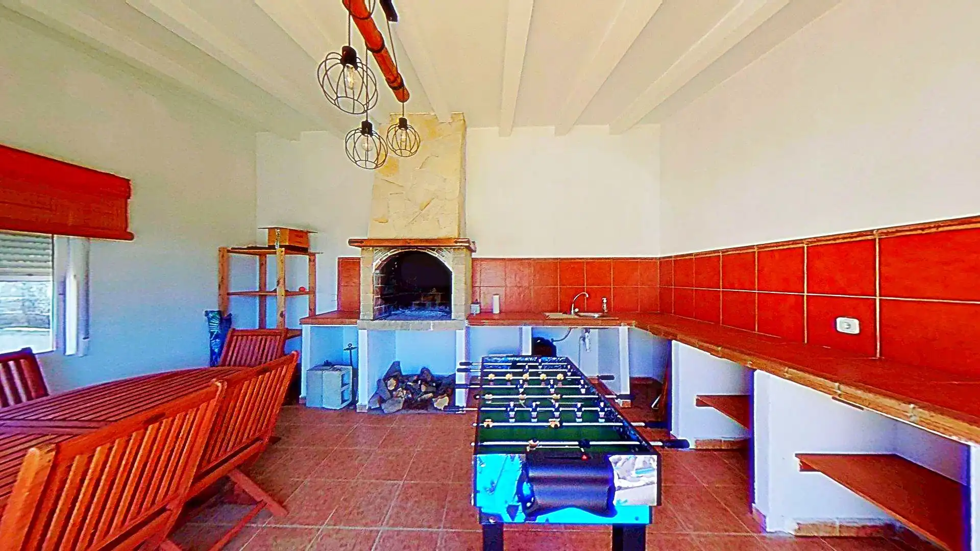 Cuina de Casa o xalet en venda en Dolores amb Aire condicionat, Terrassa i Piscina