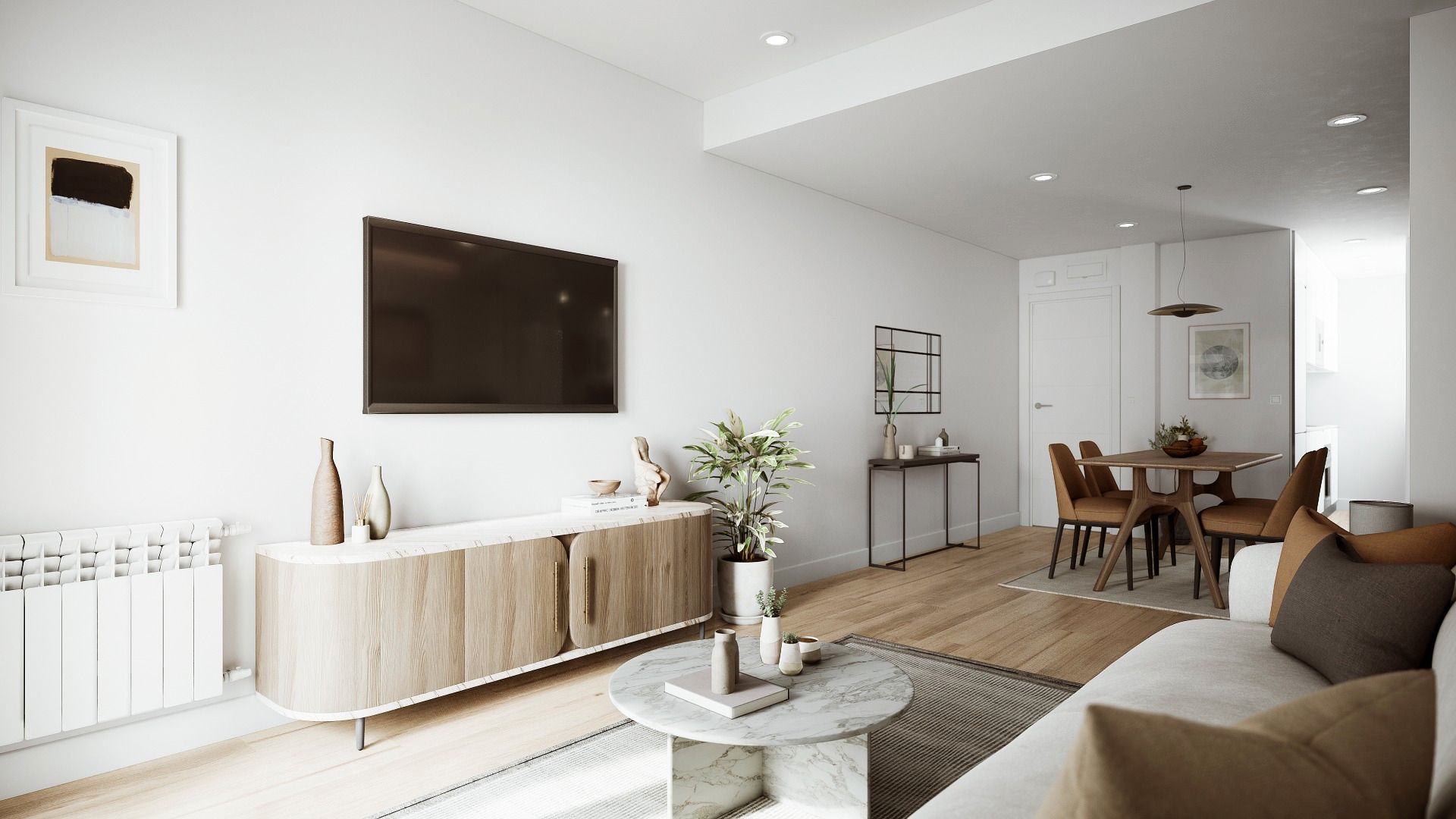 Sala d'estar de Pis en venda en Málaga Capital