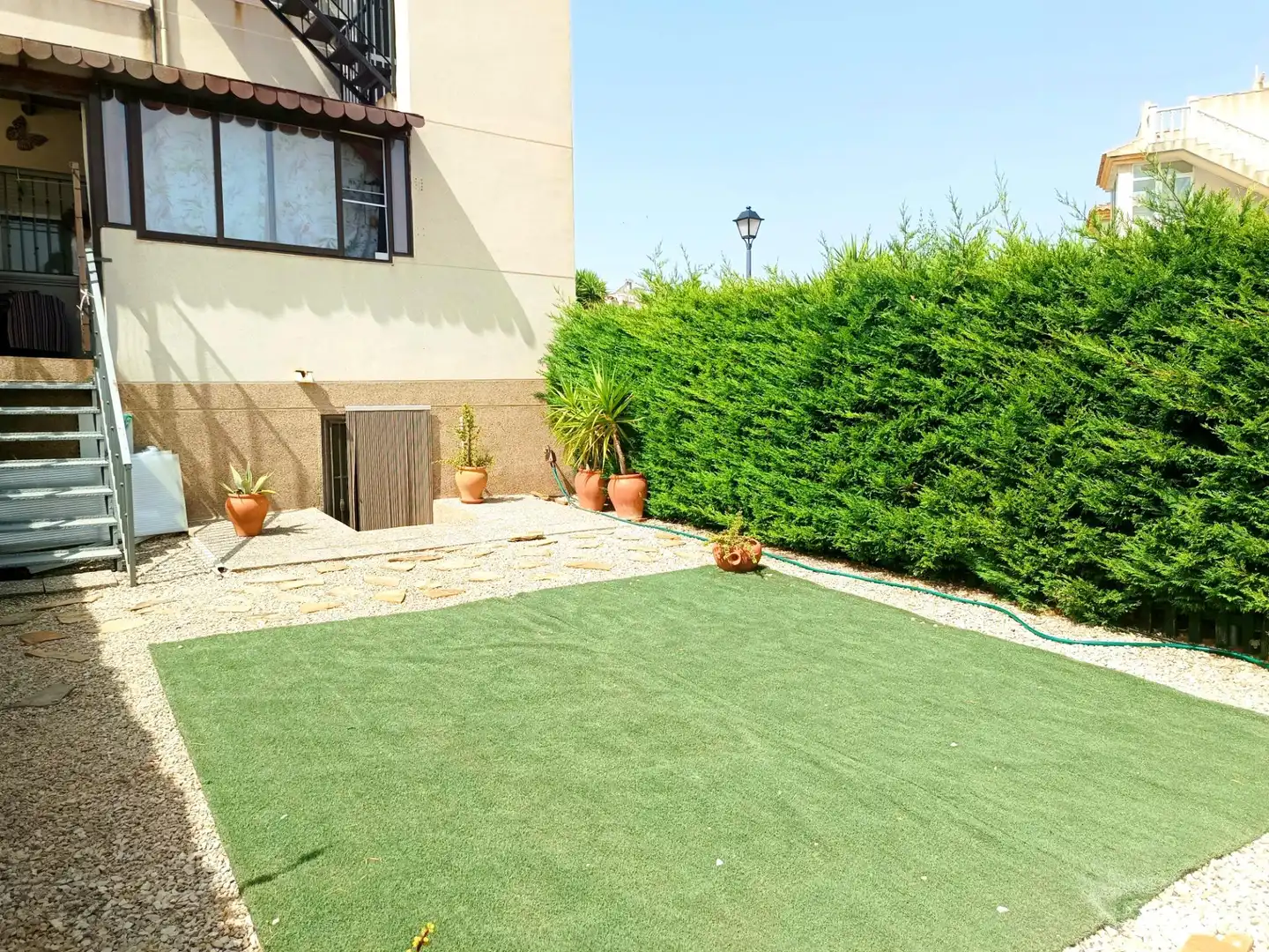 Jardí de Casa adosada en venda en Castalla amb Jardí privat, Terrassa i Moblat