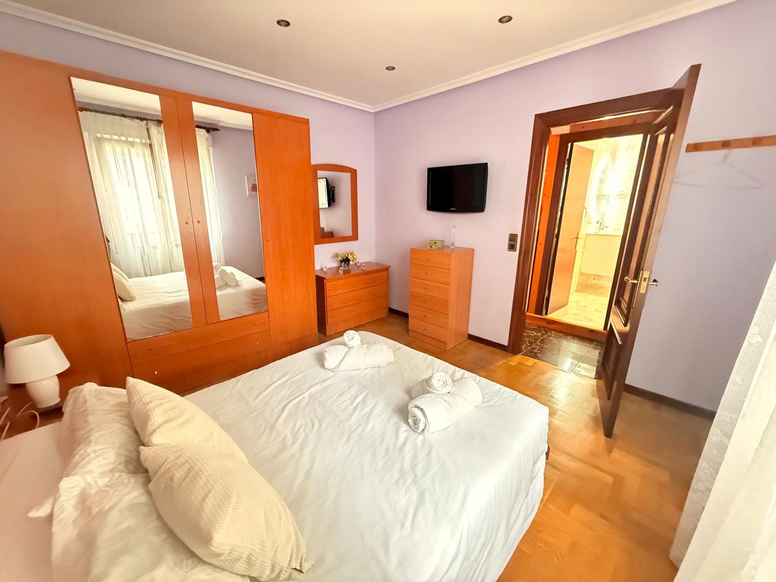 Bedroom of Flat for sale in Gijón   with Heating and Terrace