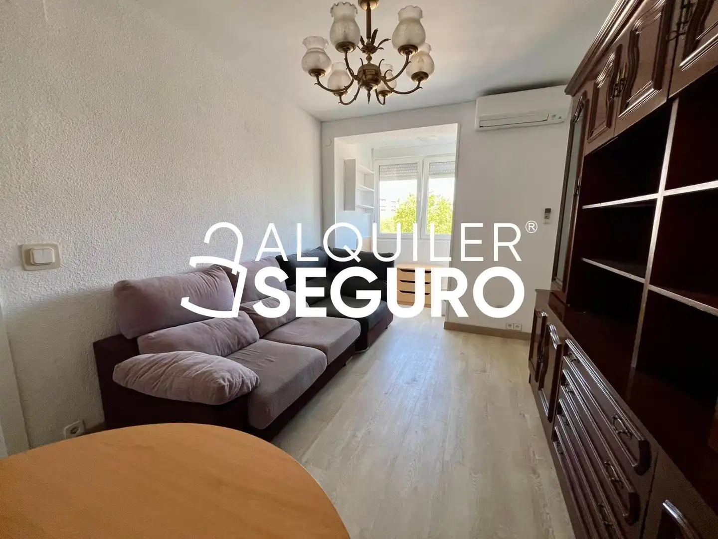 Wohnzimmer von Wohnung zur Miete in Madrid mit Klimaanlage, Heizung und Abstellraum
