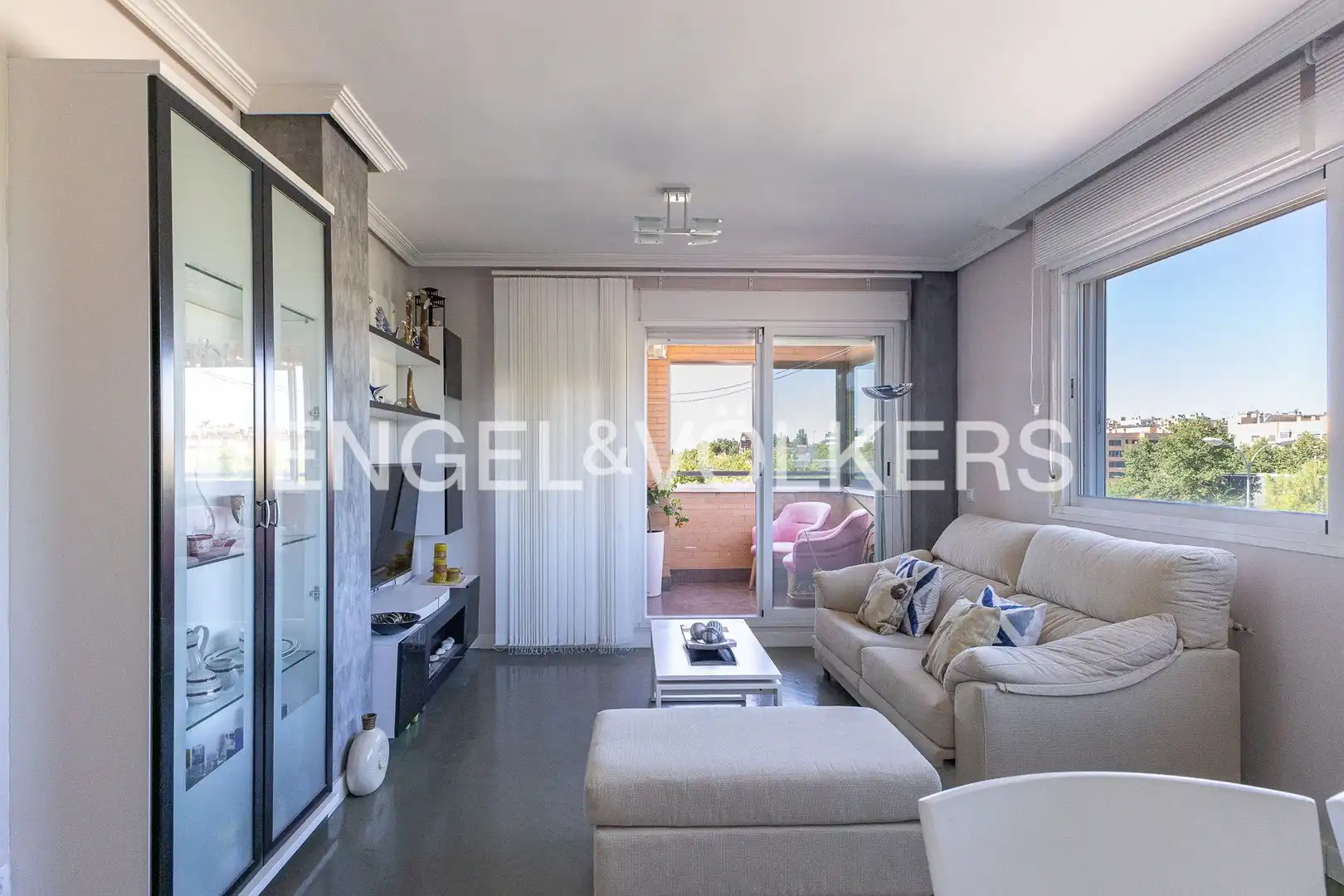 Sala de estar de Piso de alquiler en Leganés con Aire acondicionado, Calefacción y Terraza