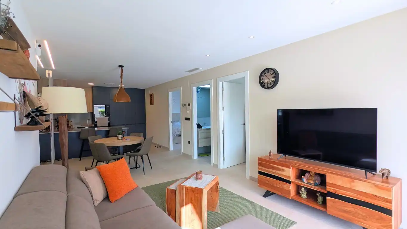 Sala d'estar de Apartament en venda en Algorfa amb Aire condicionat, Forn i Microones