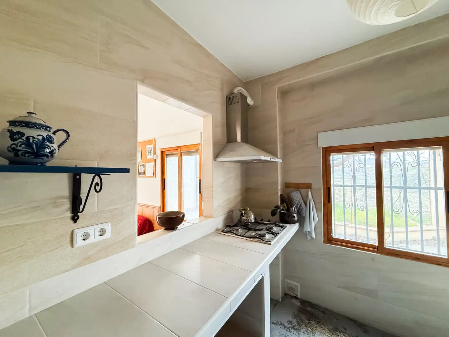 Cocina de Finca rústica en venta en Gor con Jardín privado, Terraza y Amueblado