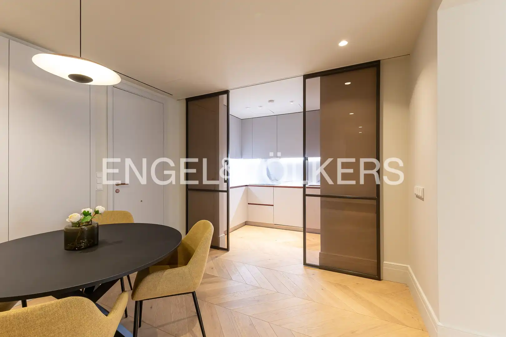 Dining room of Flat for rent in Madrid  with Air Conditioner, Heating and Swimming Pool