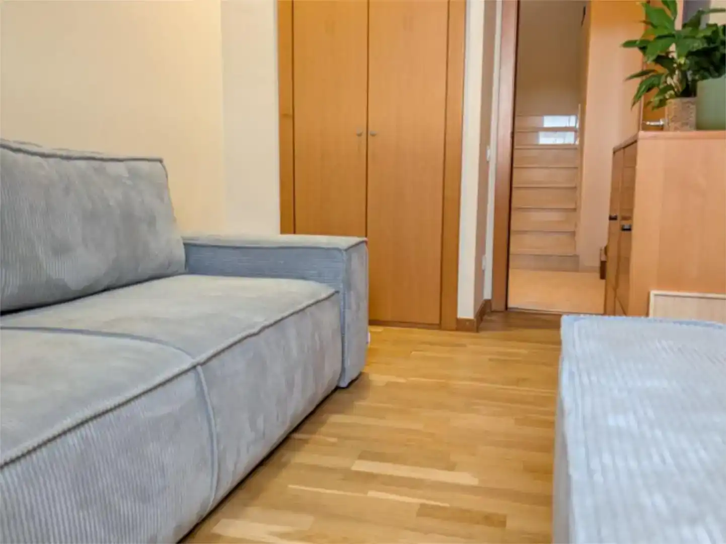 Sala d'estar de Casa adosada en venda en Tiana amb Aire condicionat