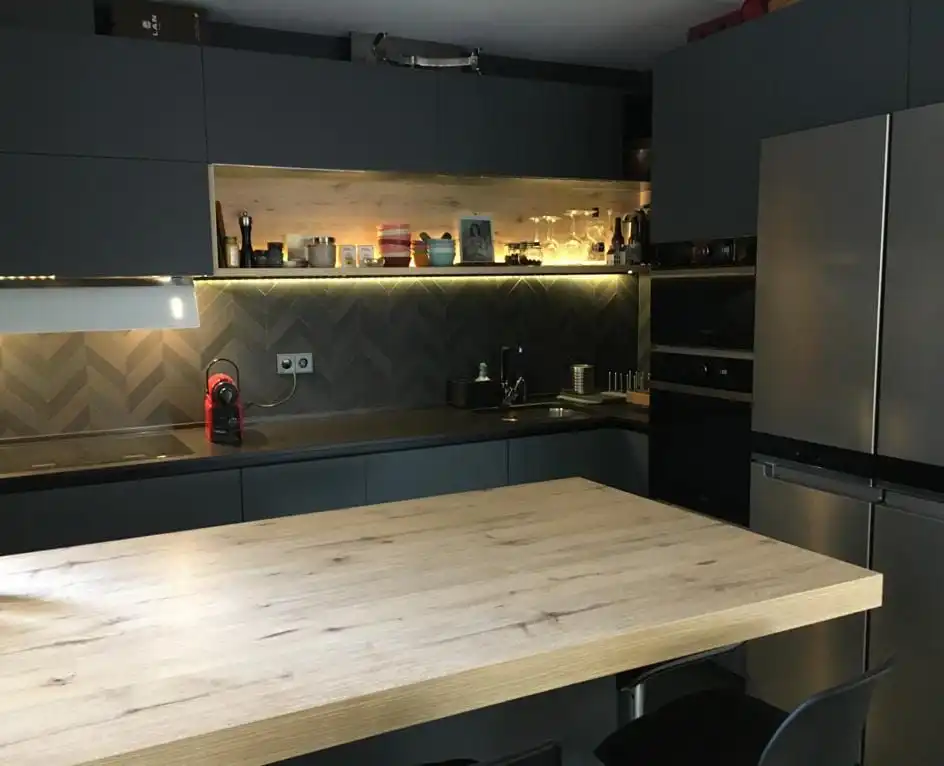 Kitchen of Flat for rent in Madrid  with Air Conditioner, Heating and Terrace