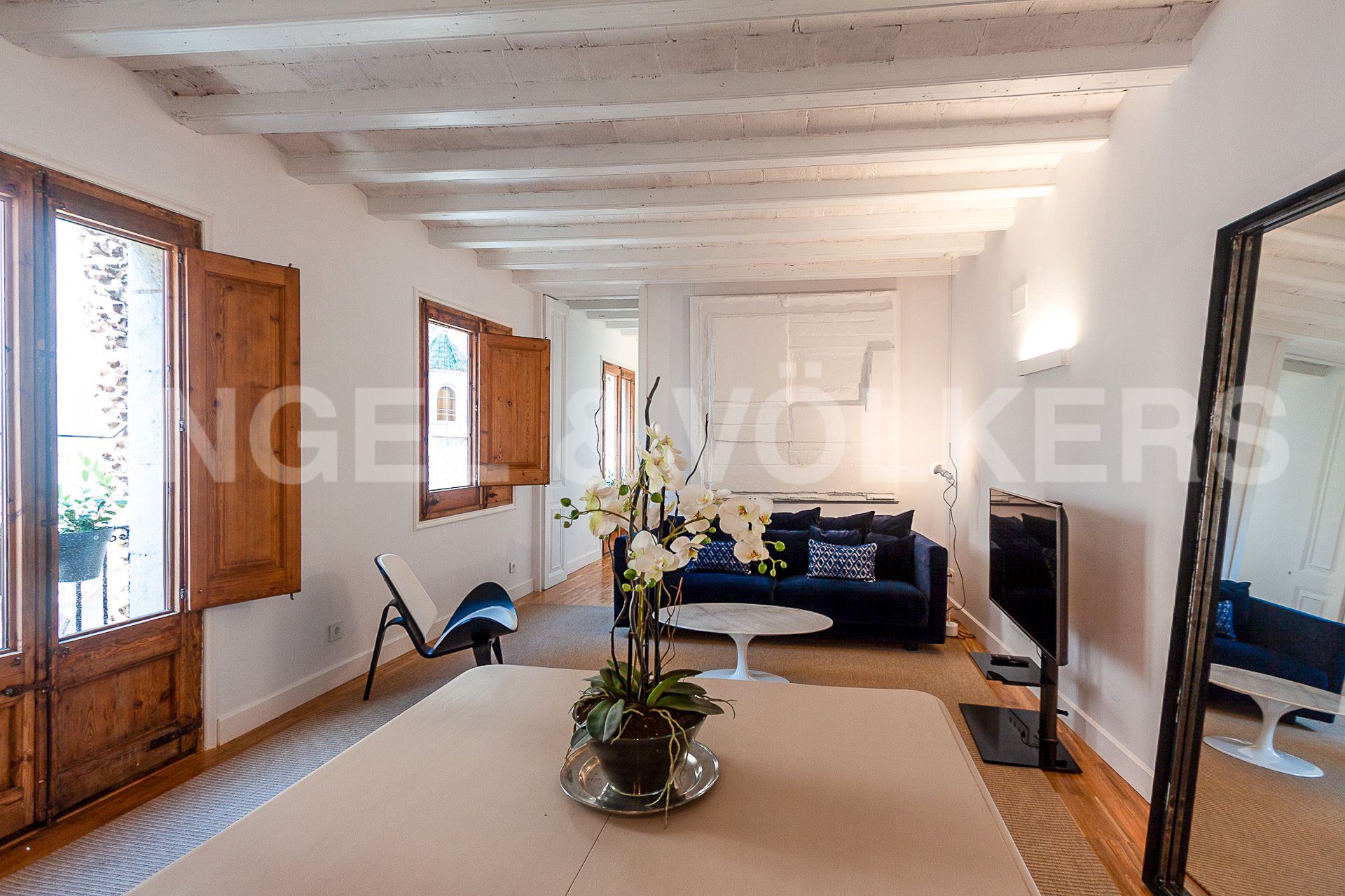 Sala d'estar de Apartament de lloguer en  Barcelona Capital amb Aire condicionat, Calefacció i Traster