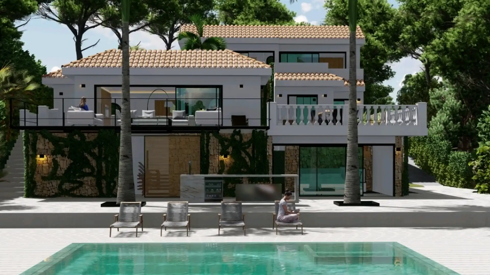 Vista exterior de Casa o chalet en venta en Calvià con Aire acondicionado, Calefacción y Terraza