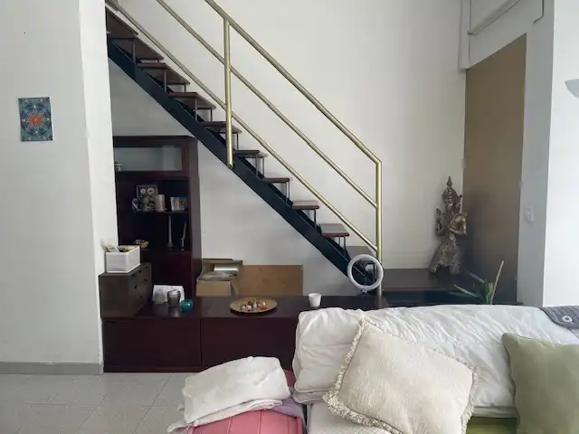 Wohnzimmer von Maisonette zum Verkauf in Banyoles mit Balkon