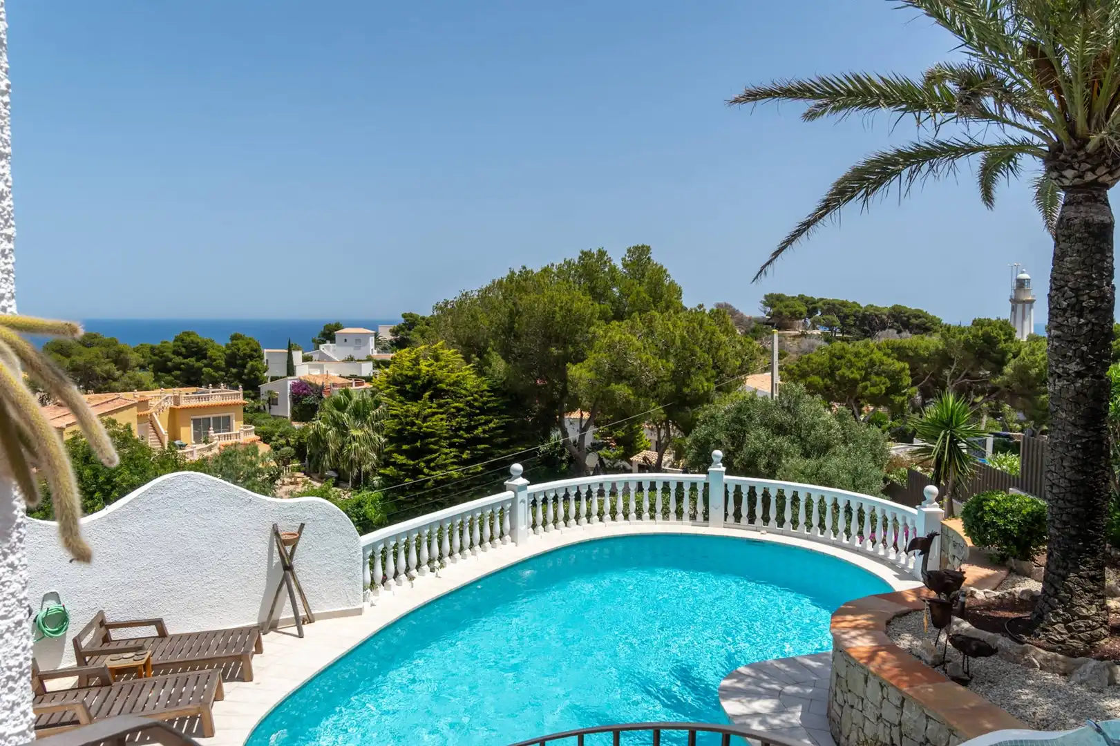 Piscina de Casa o xalet en venda en Jávea / Xàbia amb Aire condicionat, Calefacció i Jardí privat
