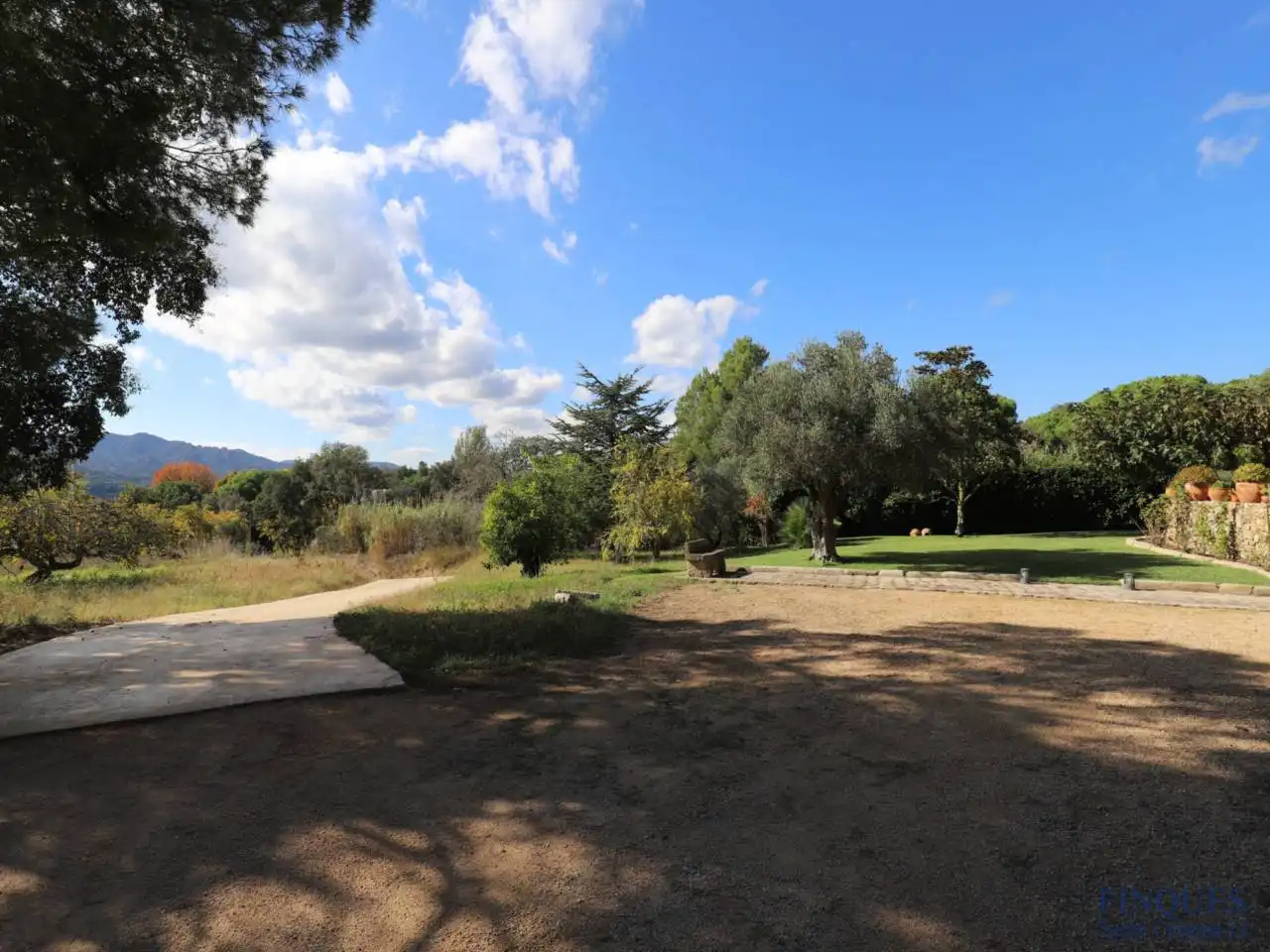 Jardí de Finca rústica en venda en Santa Cristina d'Aro amb Aire condicionat, Calefacció i Jardí privat