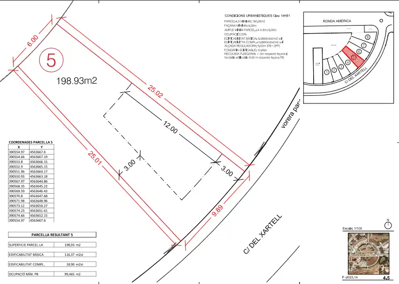 Terreny residencial en venda a Carrer del Xartell, imagen 5