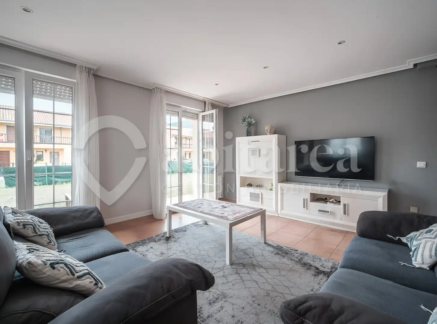 Living room of Houses for sale in Castañeda  with Heating, Private garden and Parquet flooring