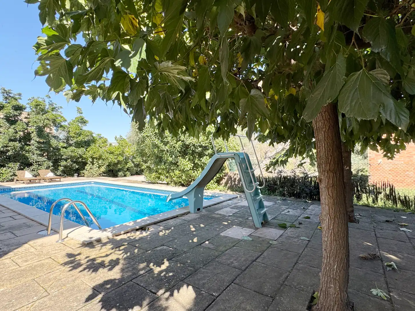 Swimming pool of Houses for sale in Viladamat  with Air Conditioner, Heating and Private garden