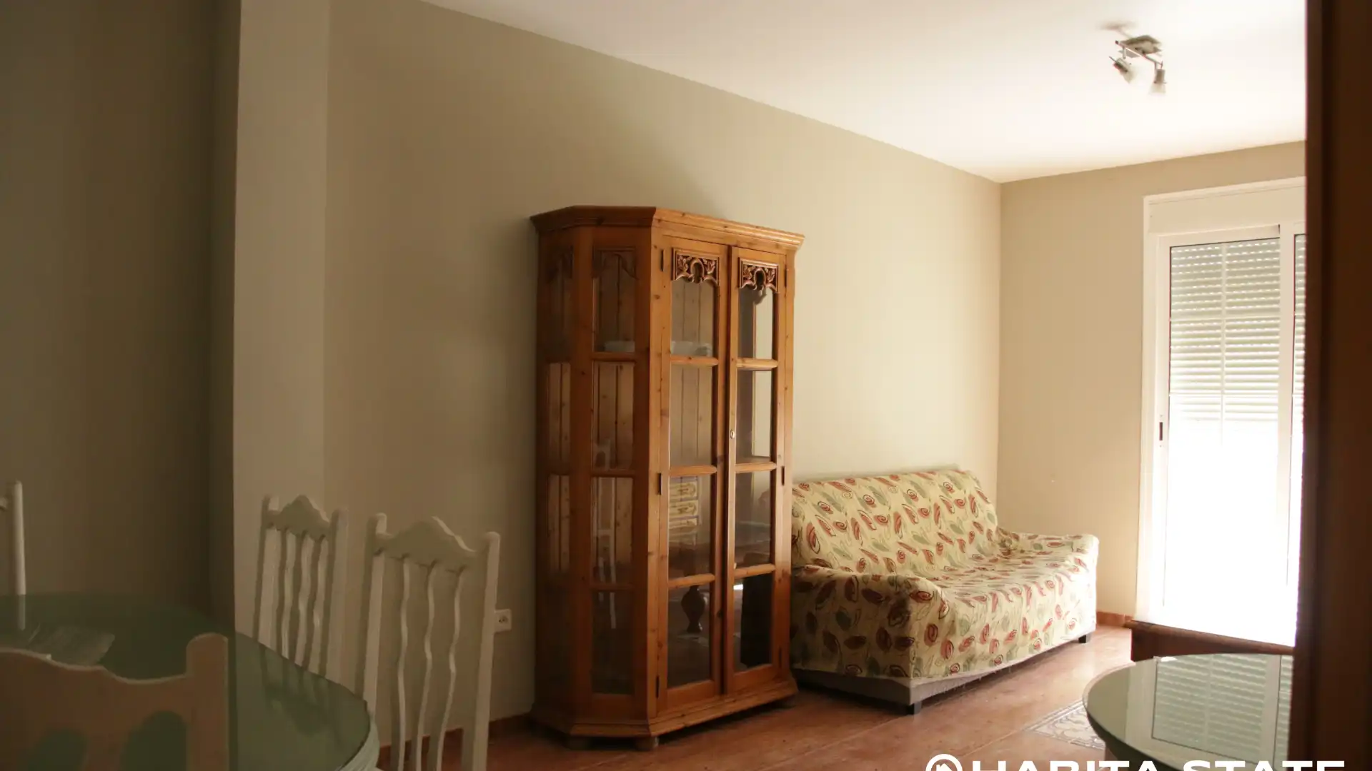 Living room of Flat for sale in  Almería Capital  with Air Conditioner, Heating and Furnished