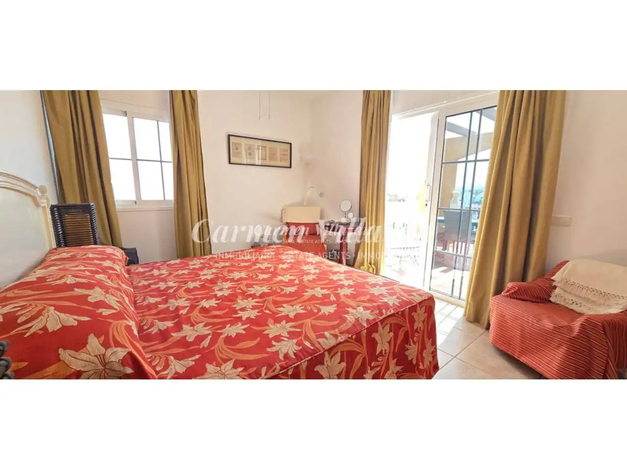 Habitación de Apartamento en venta en Antigua con Amueblado, Balcón y Piscina comunitaria
