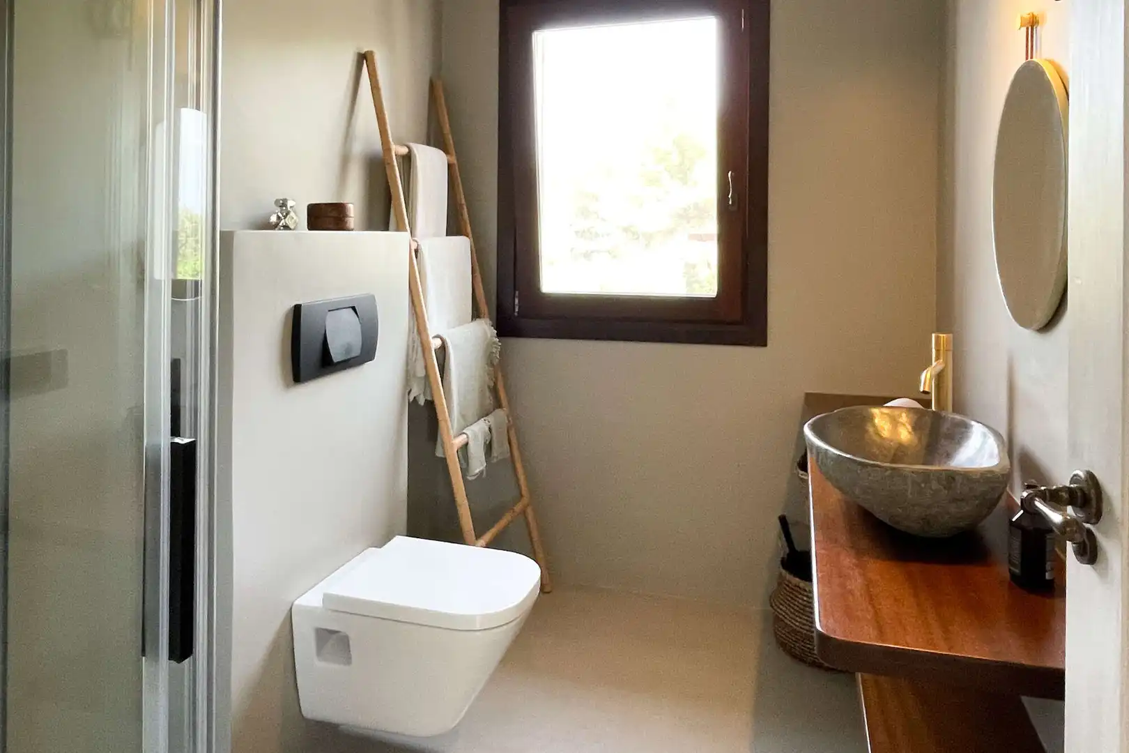 Bathroom of Country homes for rent in Artà  with Air Conditioner, Heating and Terrace